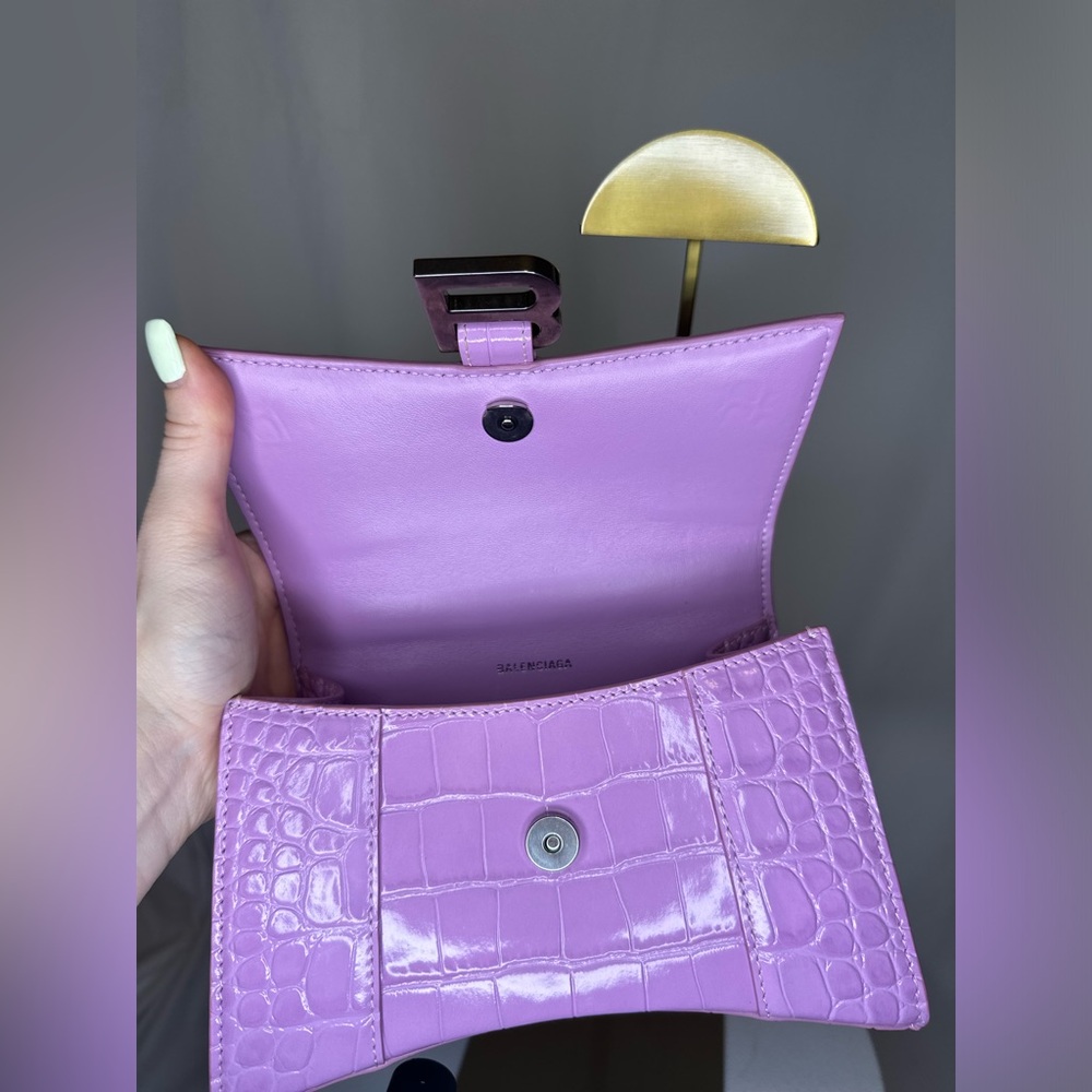 Balenciaga XS Hourglass Top Handle Bag - Picture 6 of 7